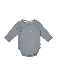 Sterntaler Боди с длинными рукавами Rexi сине-серого цвета