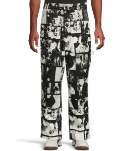 Мужские брюки PUMA Hoops X E.T. Twill, Puma Black/Aop