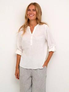 Блузка из льняной смеси milia KAFFE, цвет Chalk
