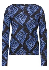 Рубашка CECIL, пятнистый синий