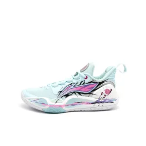 Кроссовки баскетбольные мужские Full Length Li Ning Speed 9 Ink Flame, амортизация, нескользящие, легкие Li-Ning, синий