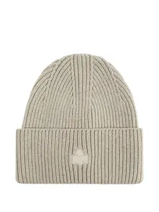 Шерстяная шапка с логотипом Isabel Marant, бежевый