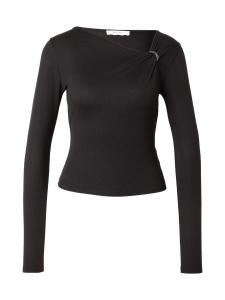 ABOUT YOU Лонгслив 'Charlie' в черном цвете