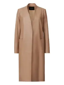 Кожаное пальто Fabiana Filippi, коричневый