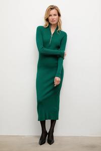 Кашемировое платье Answear.Lab, зеленый
