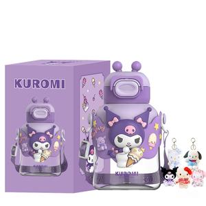 Sanrio Практичная соломенная кружка из материала Tritan, мультиколор, 700 мл