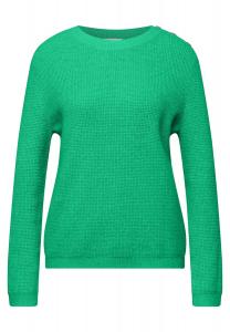 STREET ONE Свитер в зеленом цвете