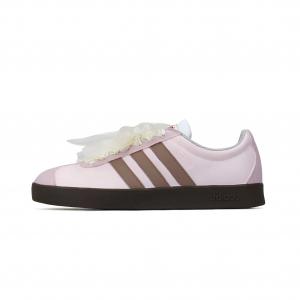 Adidas Кроссовки для скейтбординга VL COURT 2.0, износостойкие, низкие, унисекс, розовые, коричневые