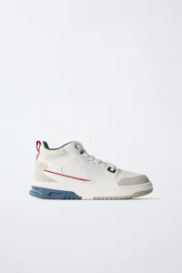 Высокие кроссовки с элементами Zara, мультиколор