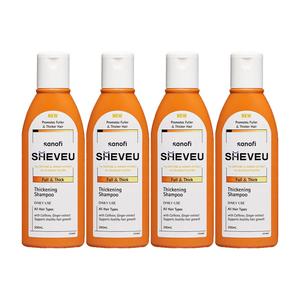 Шампунь Selsun для лечения перхоти без силиконов глубокое очищение, контроль жирности, лечение перхоти, снятие зуда 420 мл SHEVEU, желтый style 200ml x 4