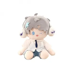 Милый и очаровательный большой плюшевый кукла 30см/40см высота 77 SEVEN DREAM, серый/красный