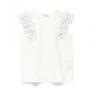 Майка с оборками на плечах