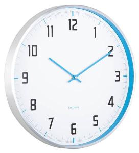Настенные часы Karlsson Wall, 40x40x40 см, синий