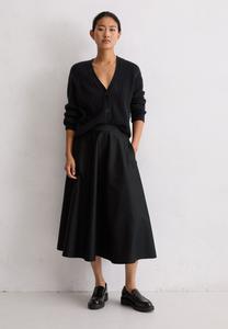 Юбка Marc O'Polo A-SHAPED, SIDE SEAM ZIPPER, ROUNDED HEM, WAISTBAND, Deep Night Blue/Dark Blue