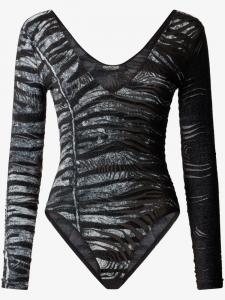 Футболка Roberto Cavalli printed body, черный