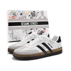 SESAME STREET Унисекс скейтбордские ботинки антик белые с увеличенной высотой, балансовой поддержкой, износостойкие, легкие, противоскользящие, цвет Antique White