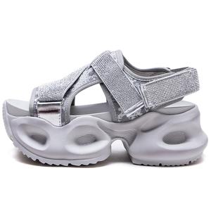 MATA Женские сандалии на одной бляшке 6 см серые, цвет Gray