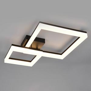 Светодиодный потолочный светильник Reality Leuchten Camino mit 2 Quadraten, акриловое стекло / железо - 1 лампа - черный