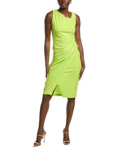 Джозеф Рибкоф Платье-футляр с драпировкой Joseph Ribkoff, зеленый