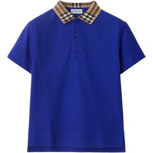 Детские поло Burberry, синий