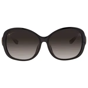 Женские солнцезащитные очки Grey Gradient Butterfly SF744SLA 001 59 Salvatore Ferragamo