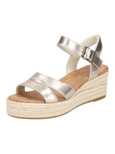 Сандалии на плоской подошве TOMS, золотой