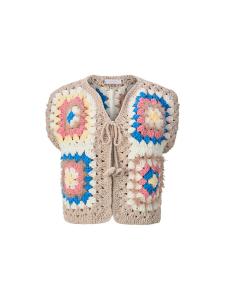 Вязаный жилет Rich & Royal, бежевый