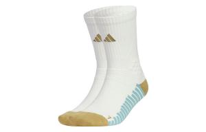 Adidas Баскетбольные носки Unisex 1 упаковка Яркий белый/Песочный коричневый
