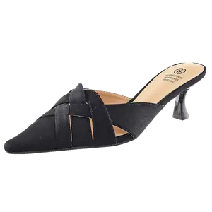 Женские сандалии с защитным носком, устойчивые к истиранию и скольжению GUDIANFENGDU, Black