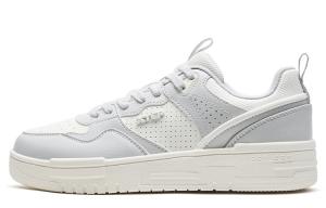 XTEP Alfalfa White Abrasion Resistant Low top Skateboard Shoes Women's Gray White