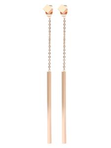 Adeliás Женские серьги из нержавеющей стали в золотом исполнении