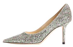 Jimmy Choo LOVE 85 Slim Heel High Heels 8.5cm женские мятно-зеленые