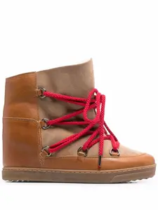Ботинки Nowles со шнуровкой ISABEL MARANT, коричневый