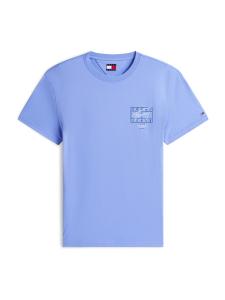 Рубашка Tommy Jeans, темно-синий/опаловый/светло-голубой