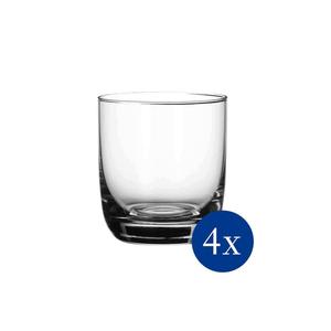 Стаканы для виски Whiskygläser La Divina 360 мл, набор 4 шт., прозрачные Villeroy & Boch, прозрачный