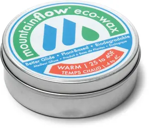 Быстрый воск теплый для 25 до 40 градусов по Фаренгейту - 2 унции. mountainFLOW eco-wax, None