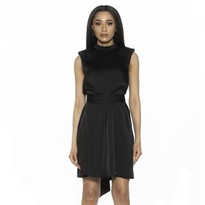 Женское платье прямого кроя без рукавов ALEXIA ADMOR Brixton Mockneck, черный