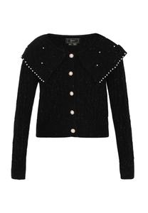 Вязаный кардиган faina, черный