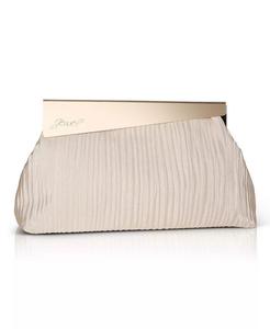 Женская атласная жаккардовая сумка-клатч Haven Jewel Badgley Mischka, бежевый