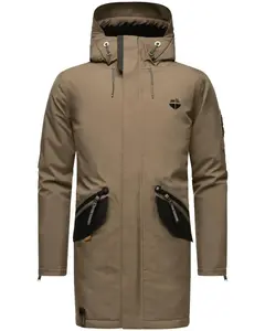 Stone Harbour зимнее пальто "Ragaan", модная мужская зимняя парка на меховой подкладке плюшевого цвета, коричневый