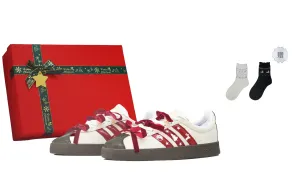 Adidas Neo ВЛ Корт 2.0 нескользящие лоу-топ скейтборд обувь унисекс бежевый желтый красный, цвет Beige Yellow Red