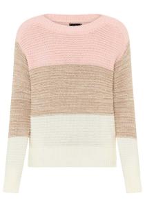 LAURA SCOTT Свитер в светло-коричневом и розовом цвете