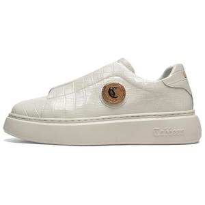 Cabbeen Дышащие низкие скейтерские кроссовки мужские белые, цвет White