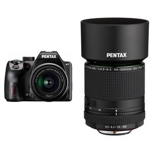Зеркальная камера Pentax KF DSLR Camera with 18-55mm and 55-300mm Lenses Kit