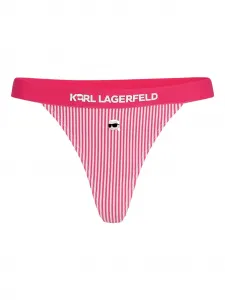 Трусы-стринги Ikon в полоску KARL LAGERFELD, розовый