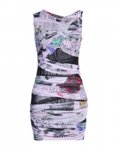 Мини-платье Versace Jeans Couture, сиреневый