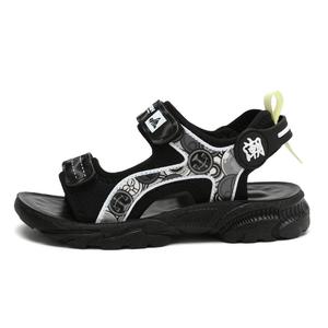 Детские сандалии, противоскользящие, износостойкие, дышащие, легкие, с амортизацией ADOONGA, черный