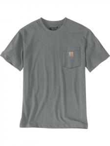 CARHARTT Футболка "Irvine Relaxed 3D Logo T-Shirt" серого цвета