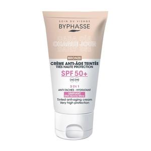 3 в 1 spf50+ бронзовый тональный защитный крем для лица Byphasse, 50 мл