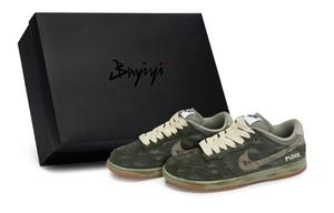 Nike Dunk SB 811 Manufacturing, Jungle Shadow низкие скейтборд-кроссовки unisex черный green